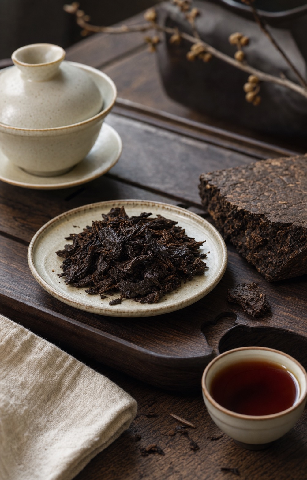 Aged Shou Pu-erh Brick